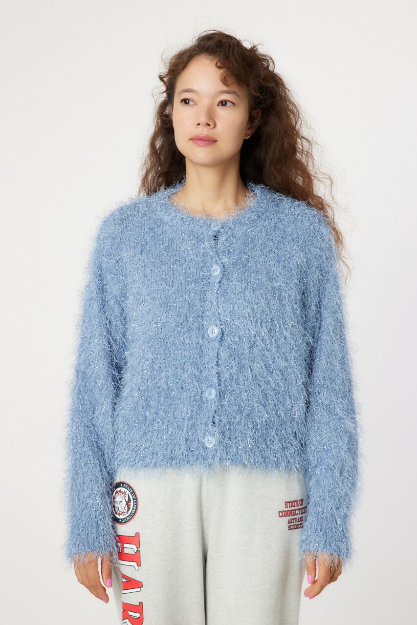 RODEO CROWNS「ラメシャギーニットカーディガン」|カーディガン|