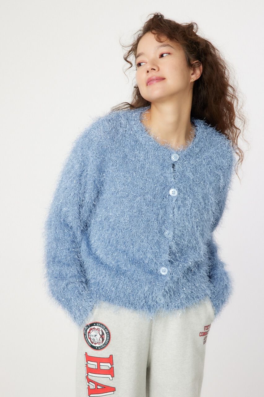 RODEO CROWNS「ラメシャギーニットカーディガン」|カーディガン|