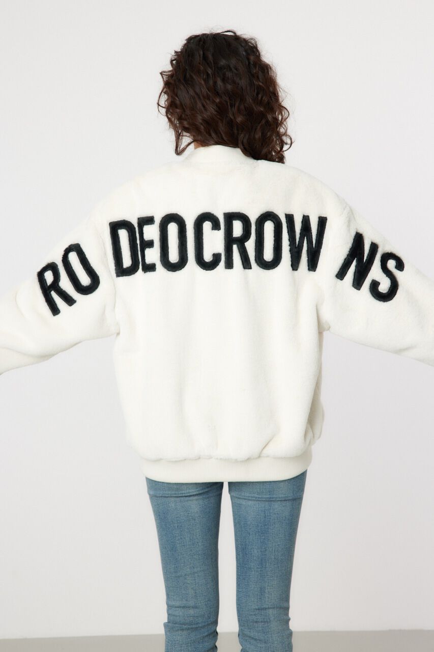 RODEO CROWNS「ロゴエコファーブルゾン」|ブルゾン・スタジャン|