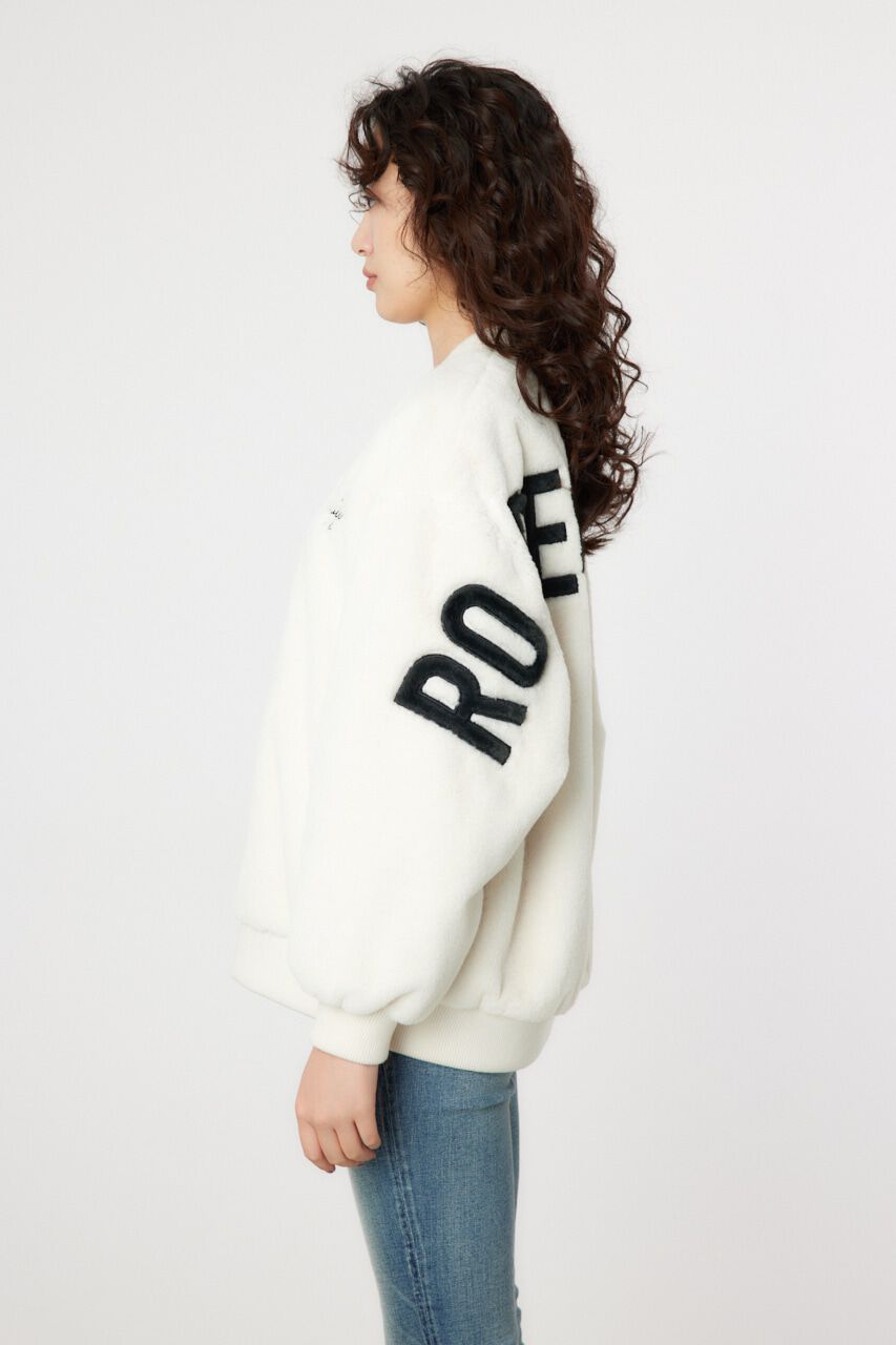 RODEO CROWNS「ロゴエコファーブルゾン」|ブルゾン・スタジャン|