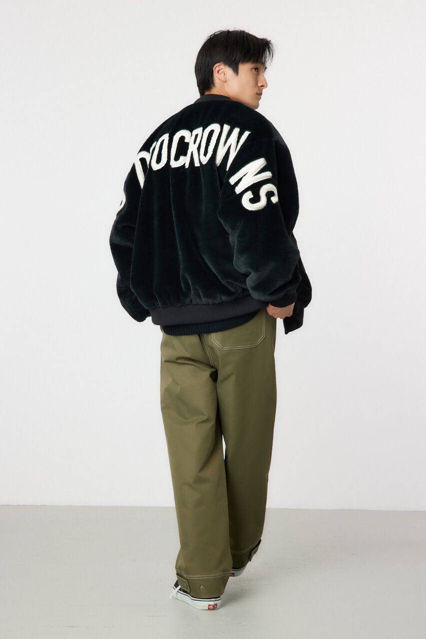 RODEO CROWNS「ロゴエコファーブルゾン」|ブルゾン・スタジャン|