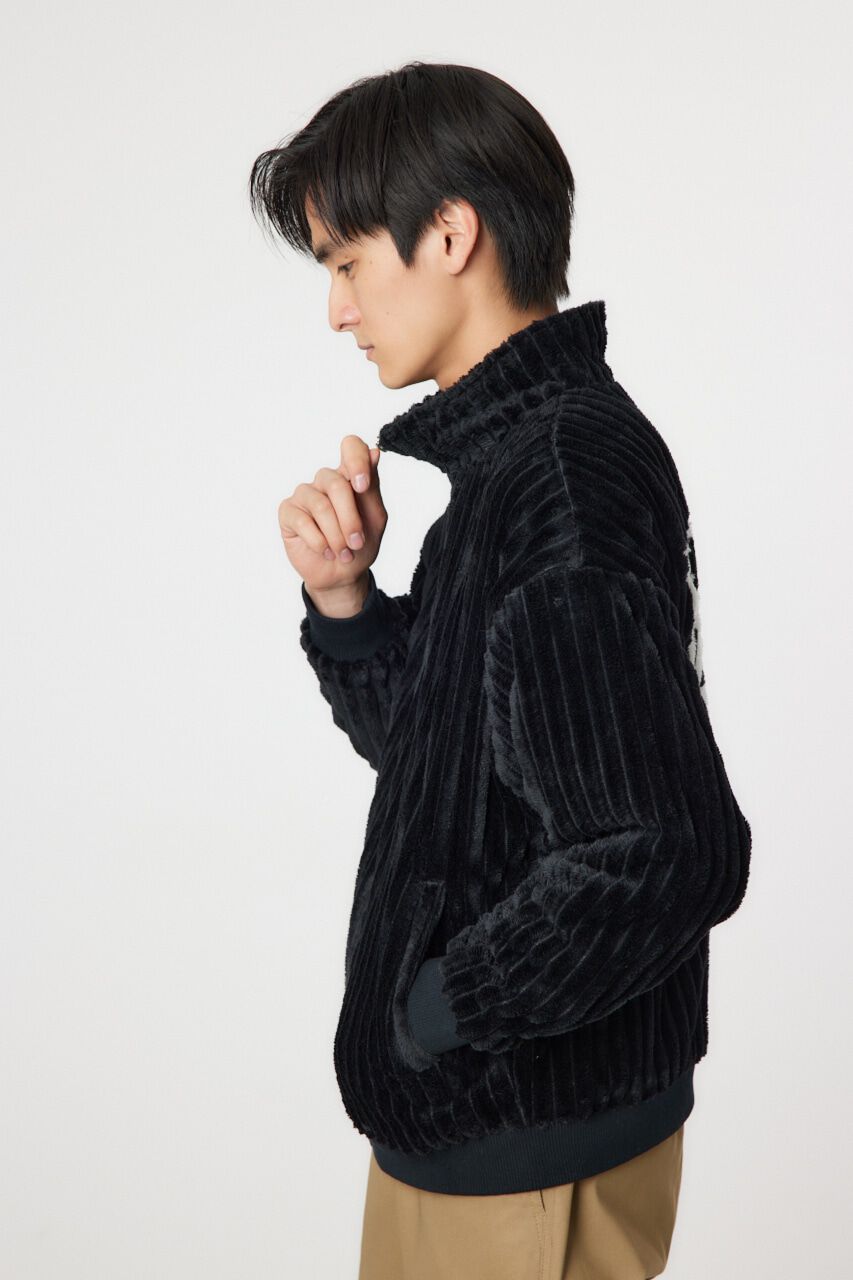 RODEO CROWNS「ハリヌキバックLOGOフェイクファージャケット」|ブルゾン・スタジャン|