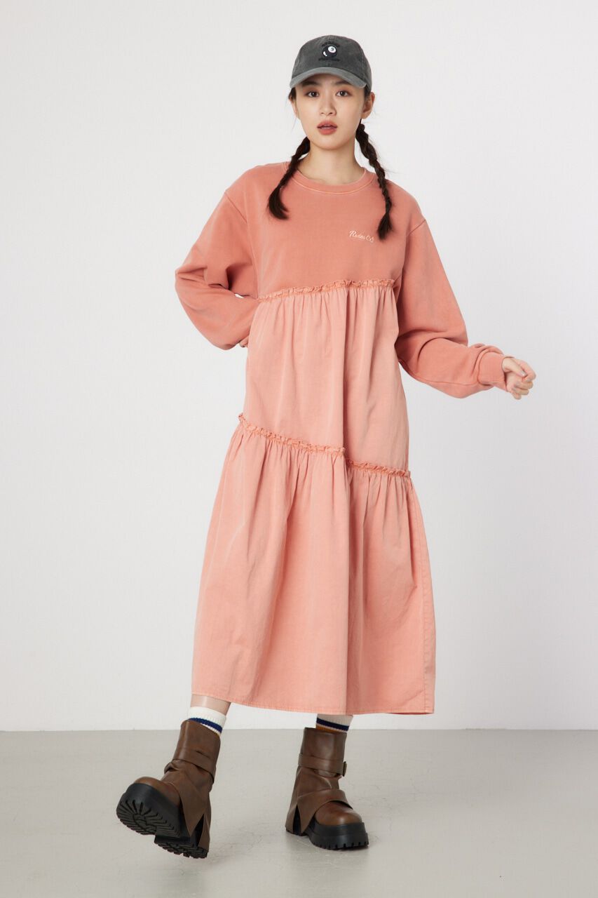 RODEO CROWNS「ピグメント布帛ドッキングワンピース」|ワンピース|