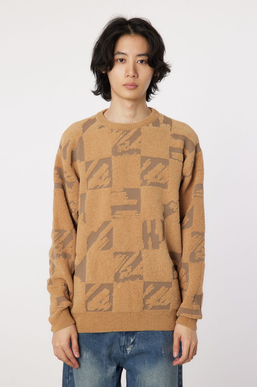 RODEO CROWNS「block checker ニット」|ニット・セーター|