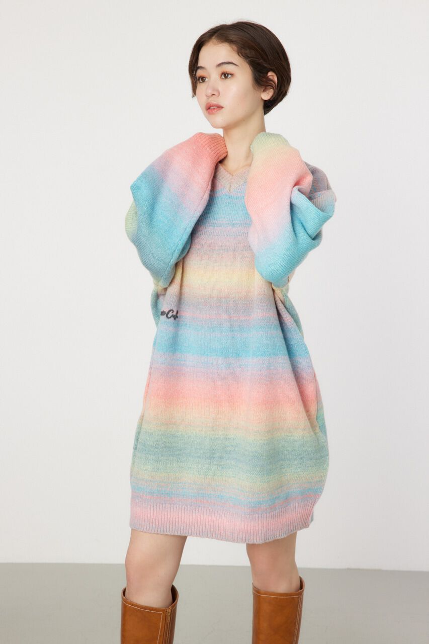 RODEO CROWNS「2wayフラワーニットワンピース」|ワンピース|