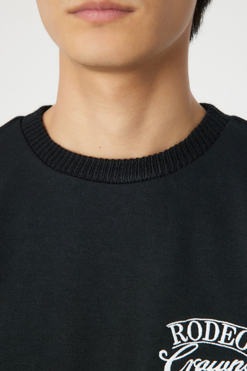 RODEO CROWNS「メンズドッキングロゴニットトップス」|ニット・セーター|