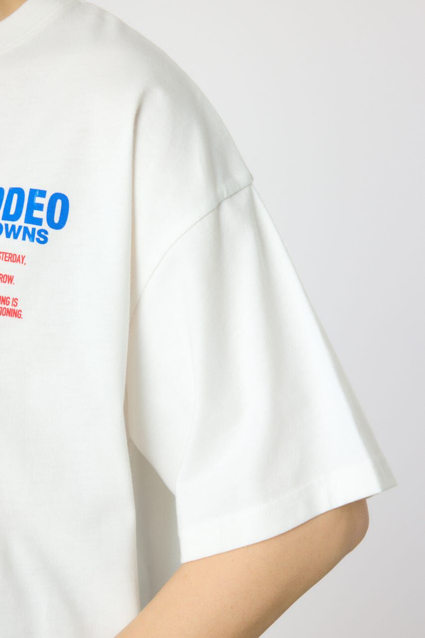 RODEO CROWNS「Overlap デニムアップリケTシャツ」|Tシャツ・カットソー|