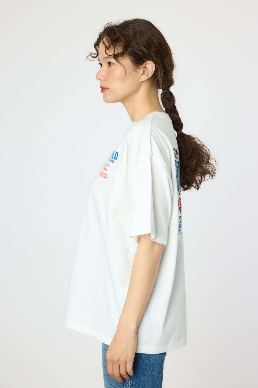 RODEO CROWNS「Overlap デニムアップリケTシャツ」|Tシャツ・カットソー|