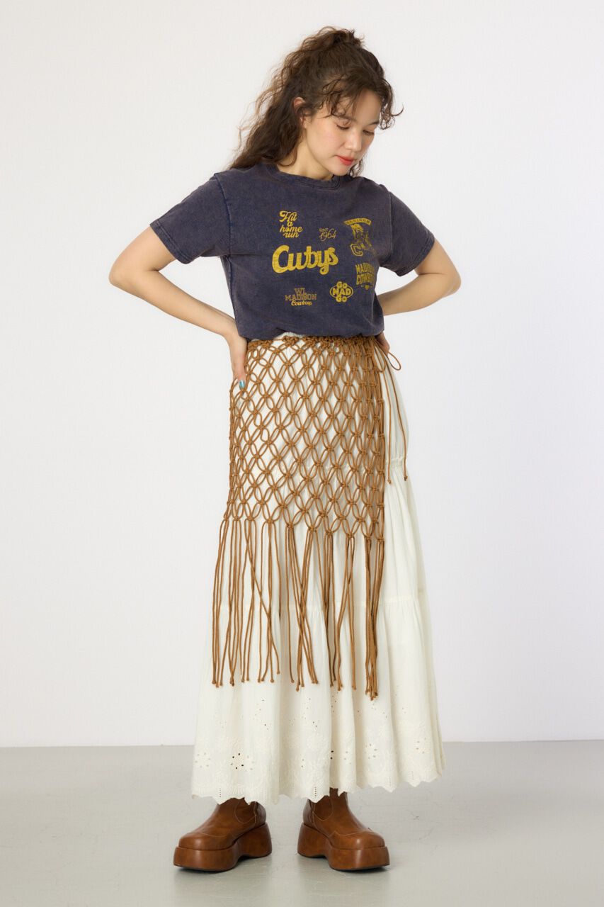 RODEO CROWNS「マクラメフリンジベルト」|ベルト|