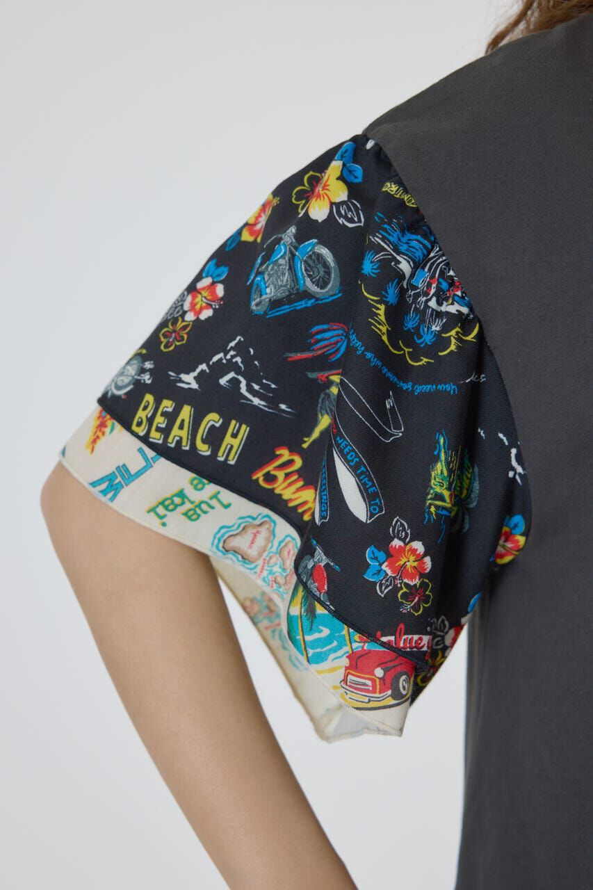 RODEO CROWNS「ドッキングアロハティアードワンピース」|ワンピース|