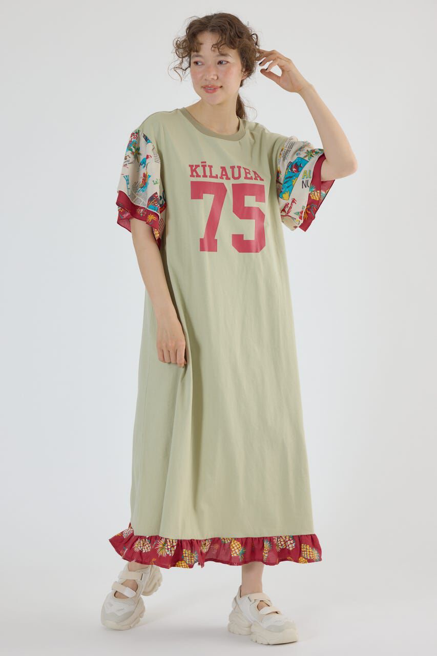 RODEO CROWNS「ドッキングアロハティアードワンピース」|ワンピース|柄KHA5