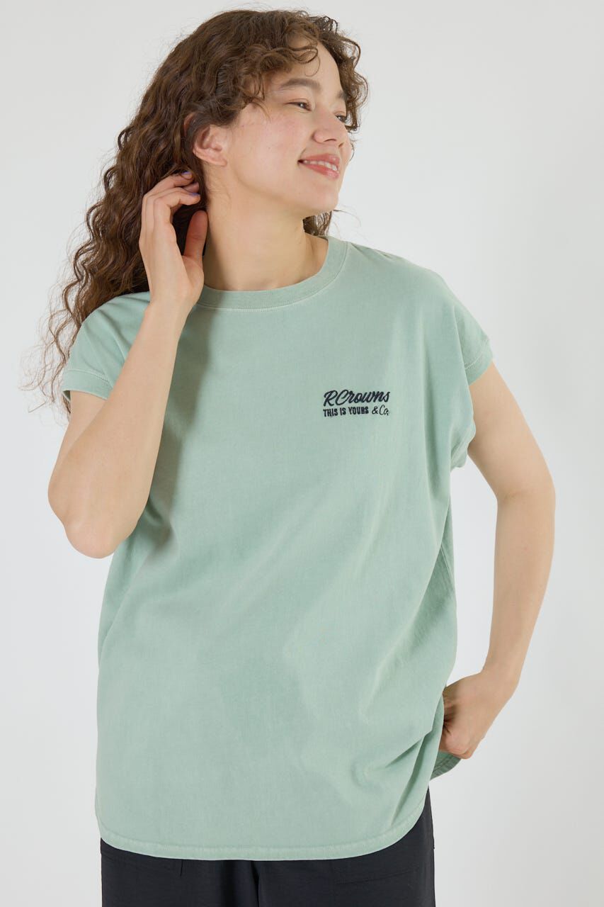 RODEO CROWNS「FADEロゴノースリーブトップス」|ニット・セーター|