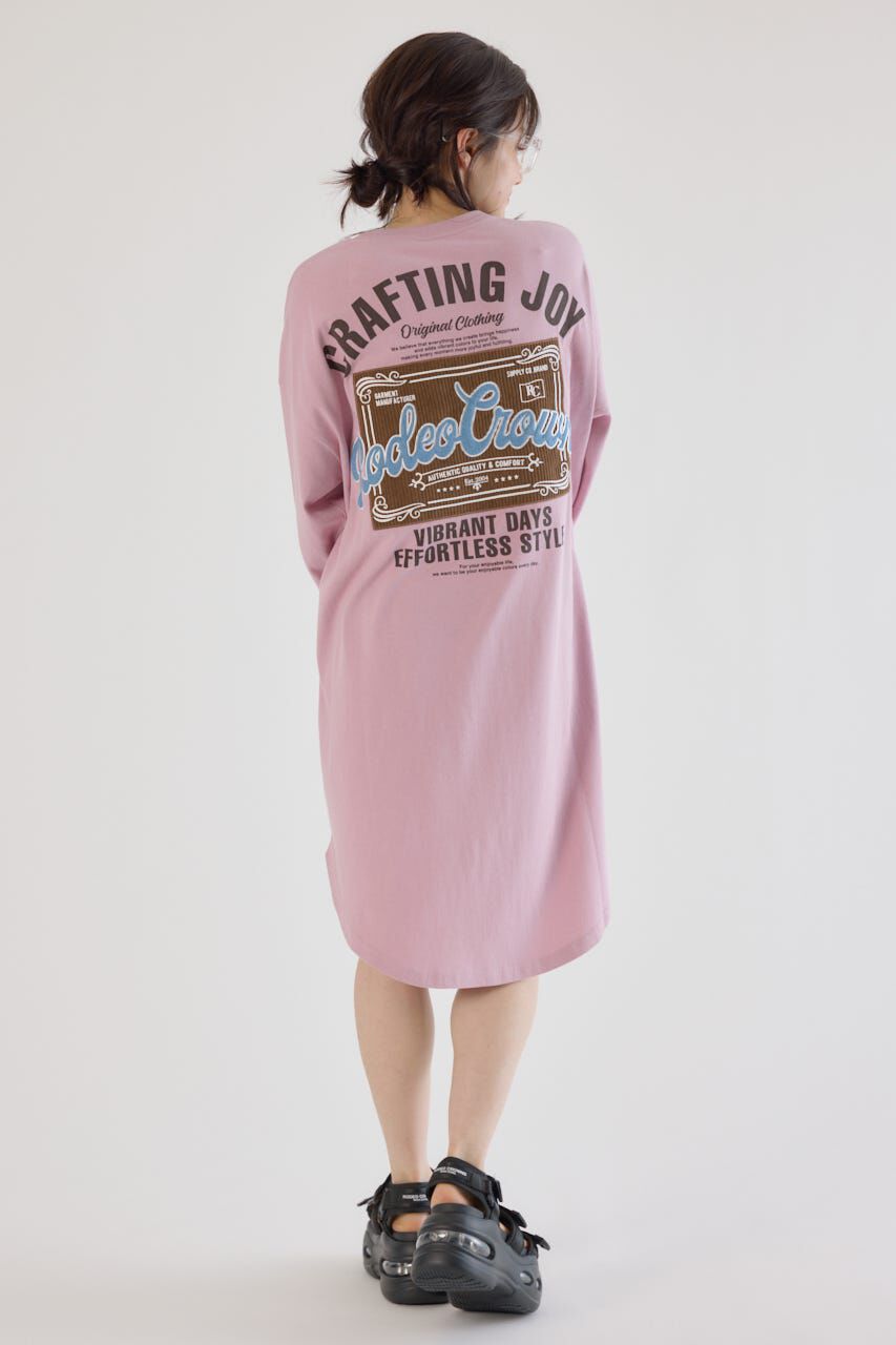 RODEO CROWNS「コール＆デニムパッチワンピース」|ワンピース|