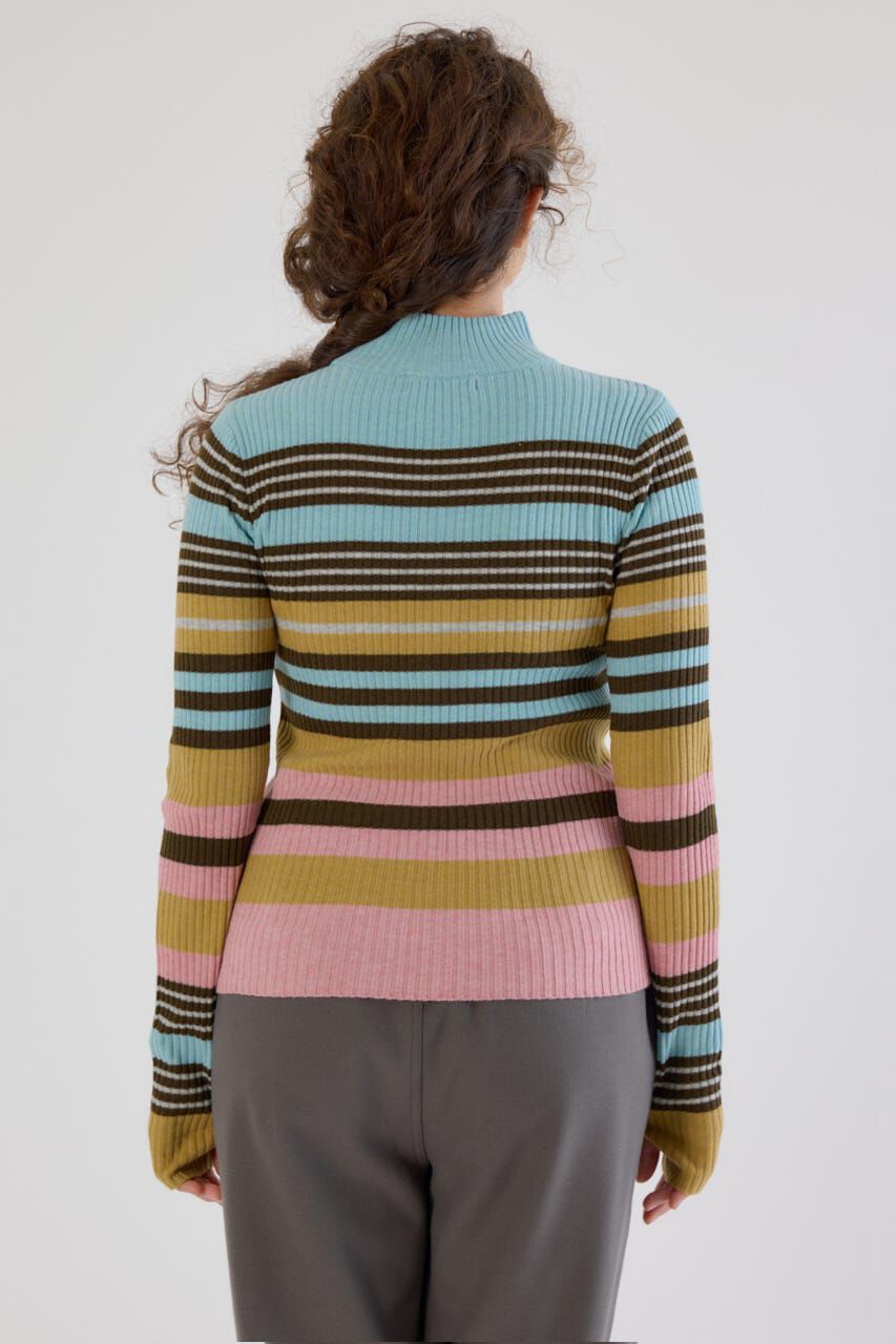 RODEO CROWNS「マルチボーダーニットトップス」|ニット・セーター|