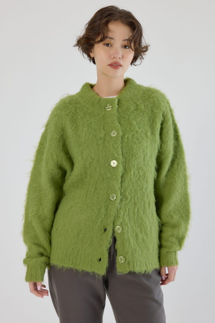 RODEO CROWNS「2WAY Fluffyシャギーニットカーディガン」|カーディガン|