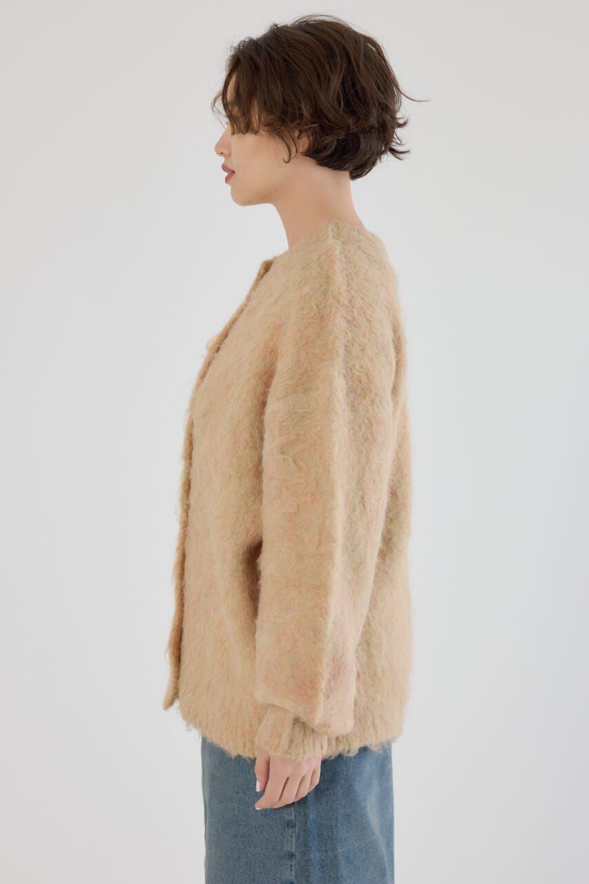 RODEO CROWNS「2WAY Fluffyシャギーニットカーディガン」|カーディガン|