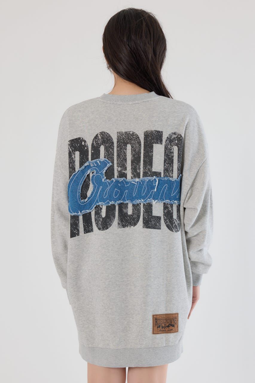 RODEO CROWNS「グランジロゴデニムアップリケワンピース」|ワンピース|