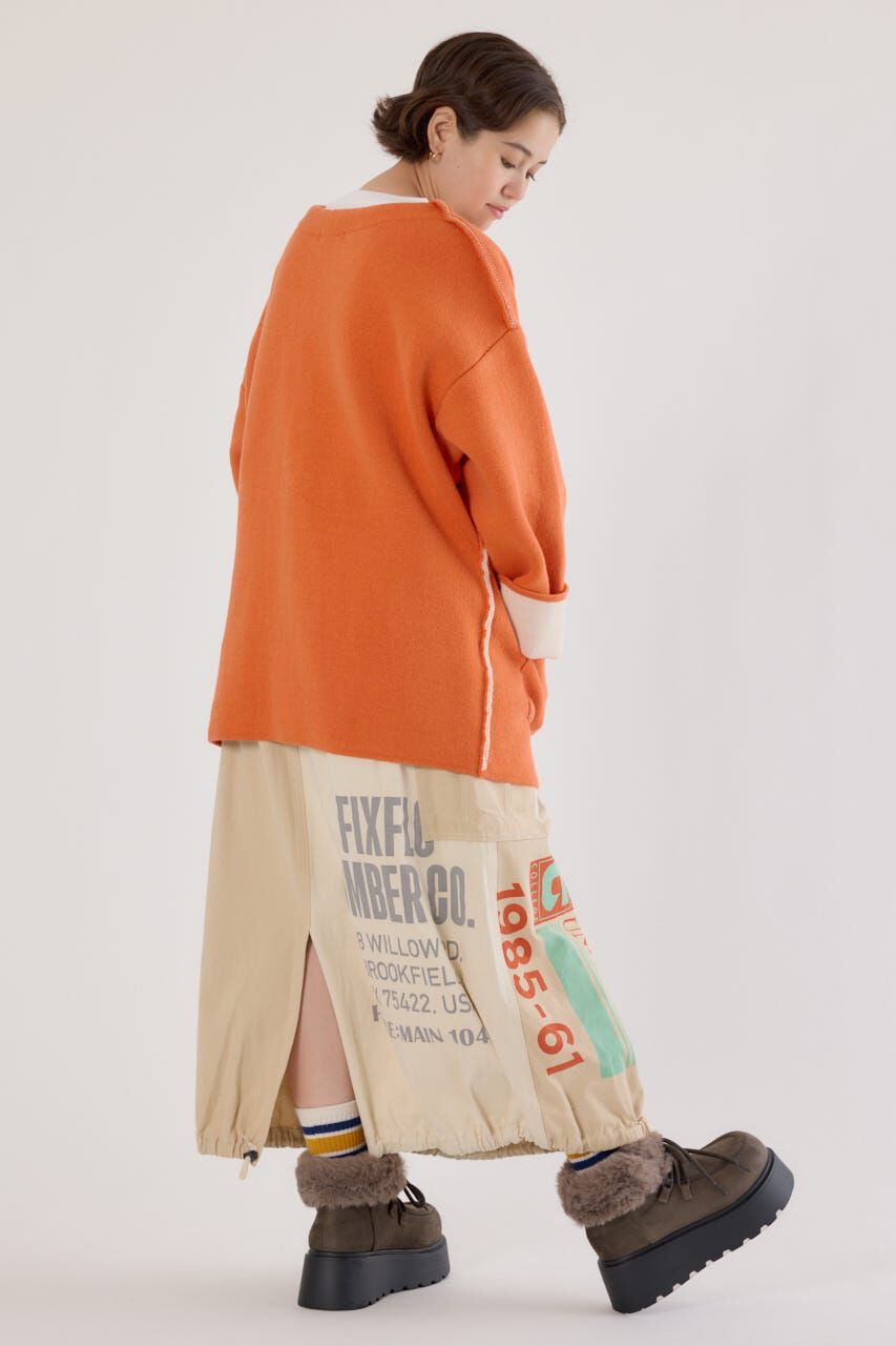 RODEO CROWNS「ダブルフェイスニットジャケット」|カーディガン|