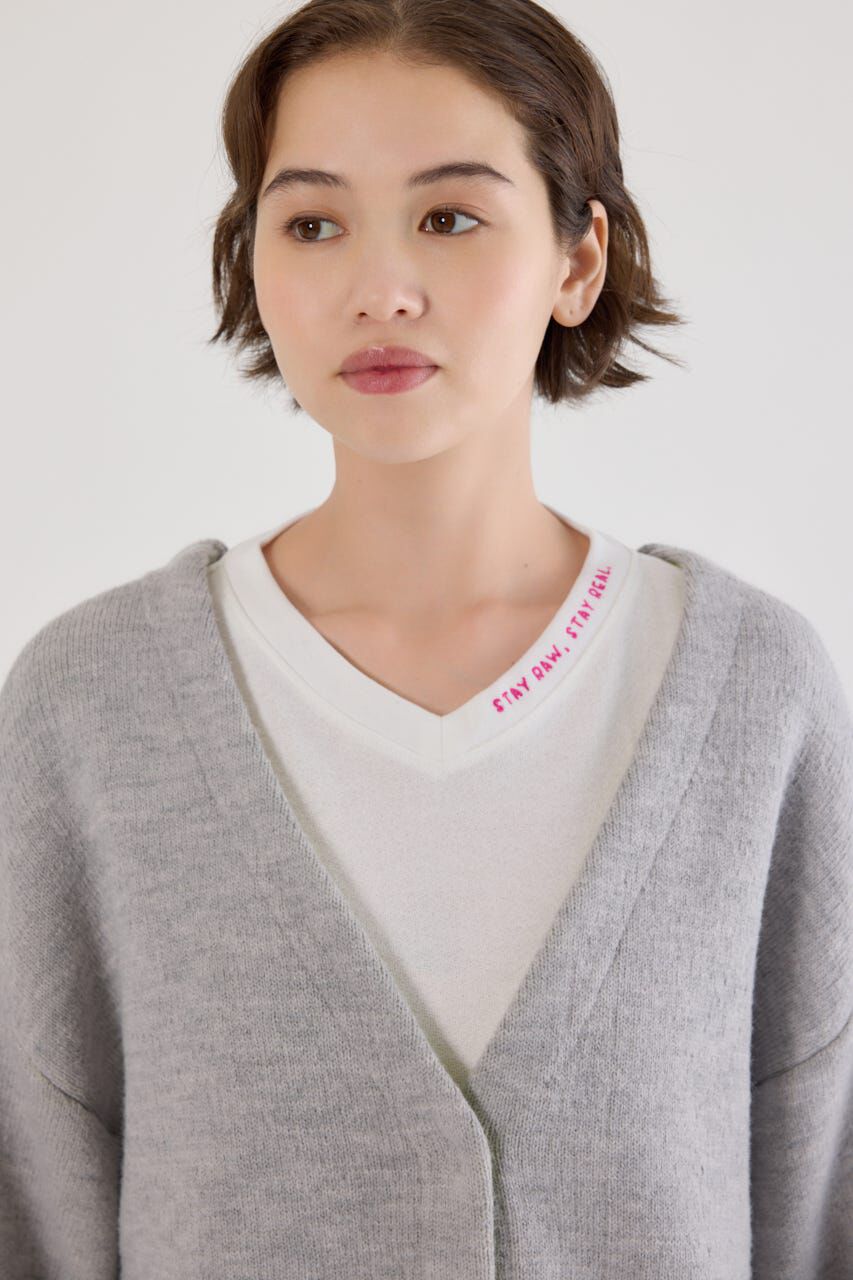 RODEO CROWNS「ダブルフェイスニットジャケット」|カーディガン|