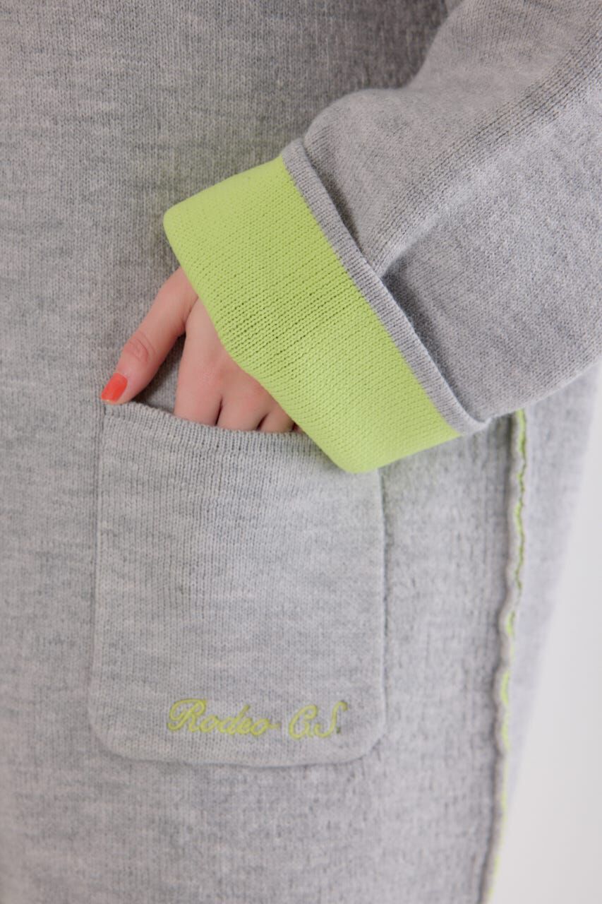 RODEO CROWNS「ダブルフェイスニットジャケット」|カーディガン|