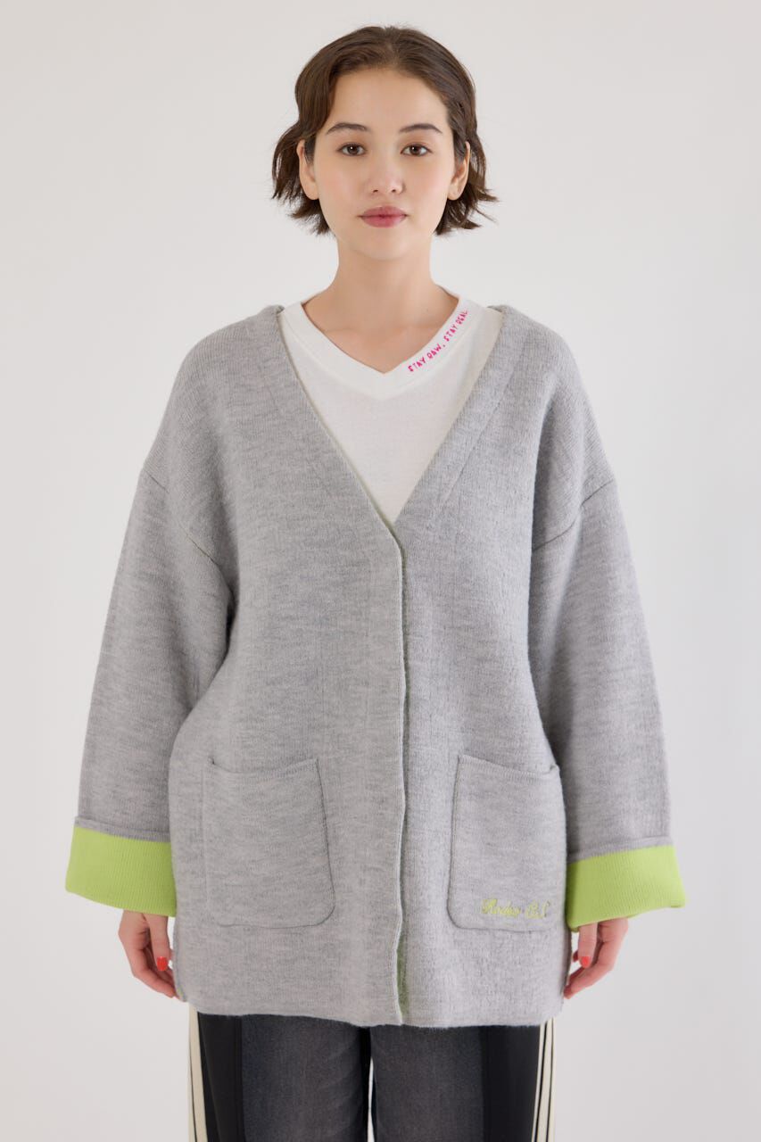 RODEO CROWNS「ダブルフェイスニットジャケット」|カーディガン|