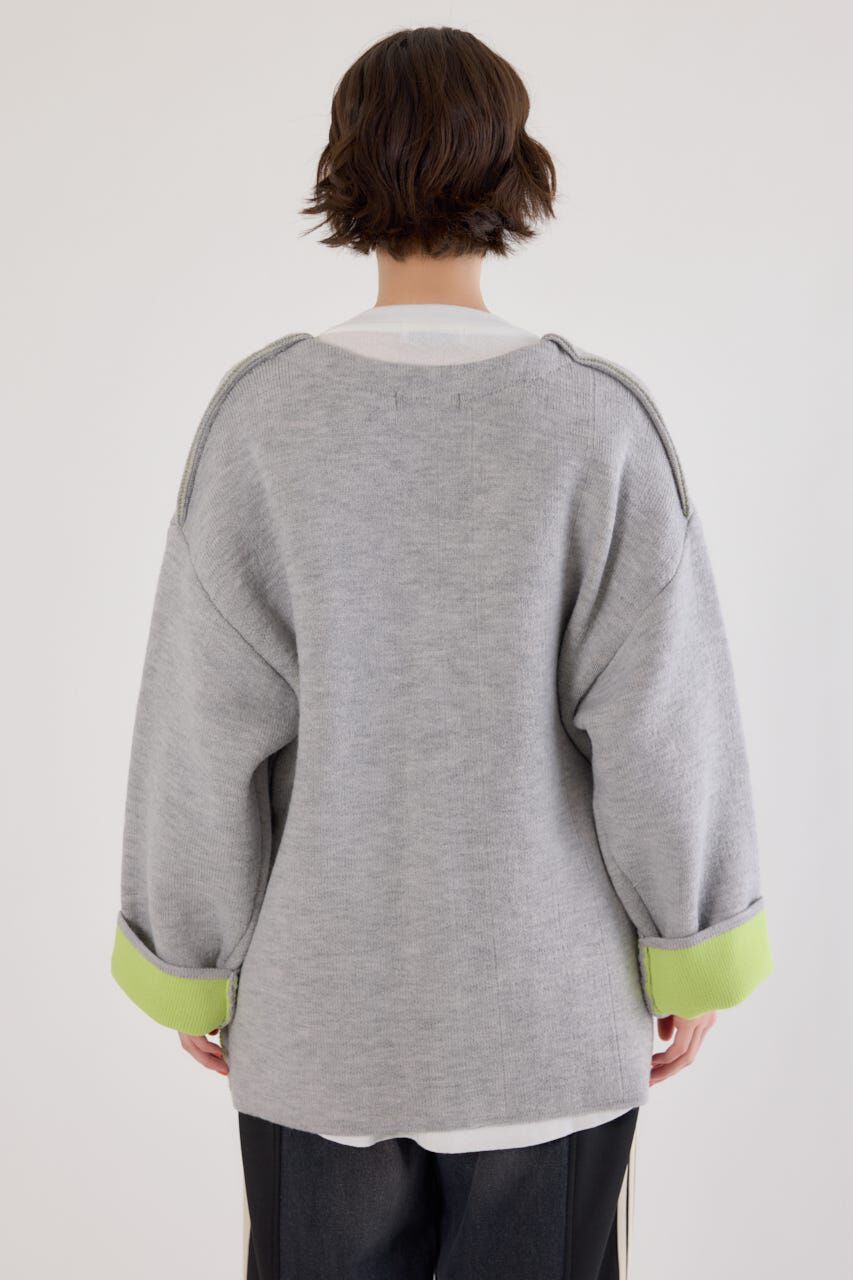 RODEO CROWNS「ダブルフェイスニットジャケット」|カーディガン|