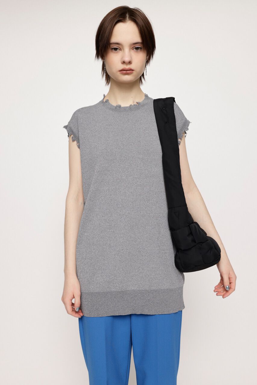 SLY「FRENCH SLEEVE CRUSH チュニック」|タンクトップ|GRY