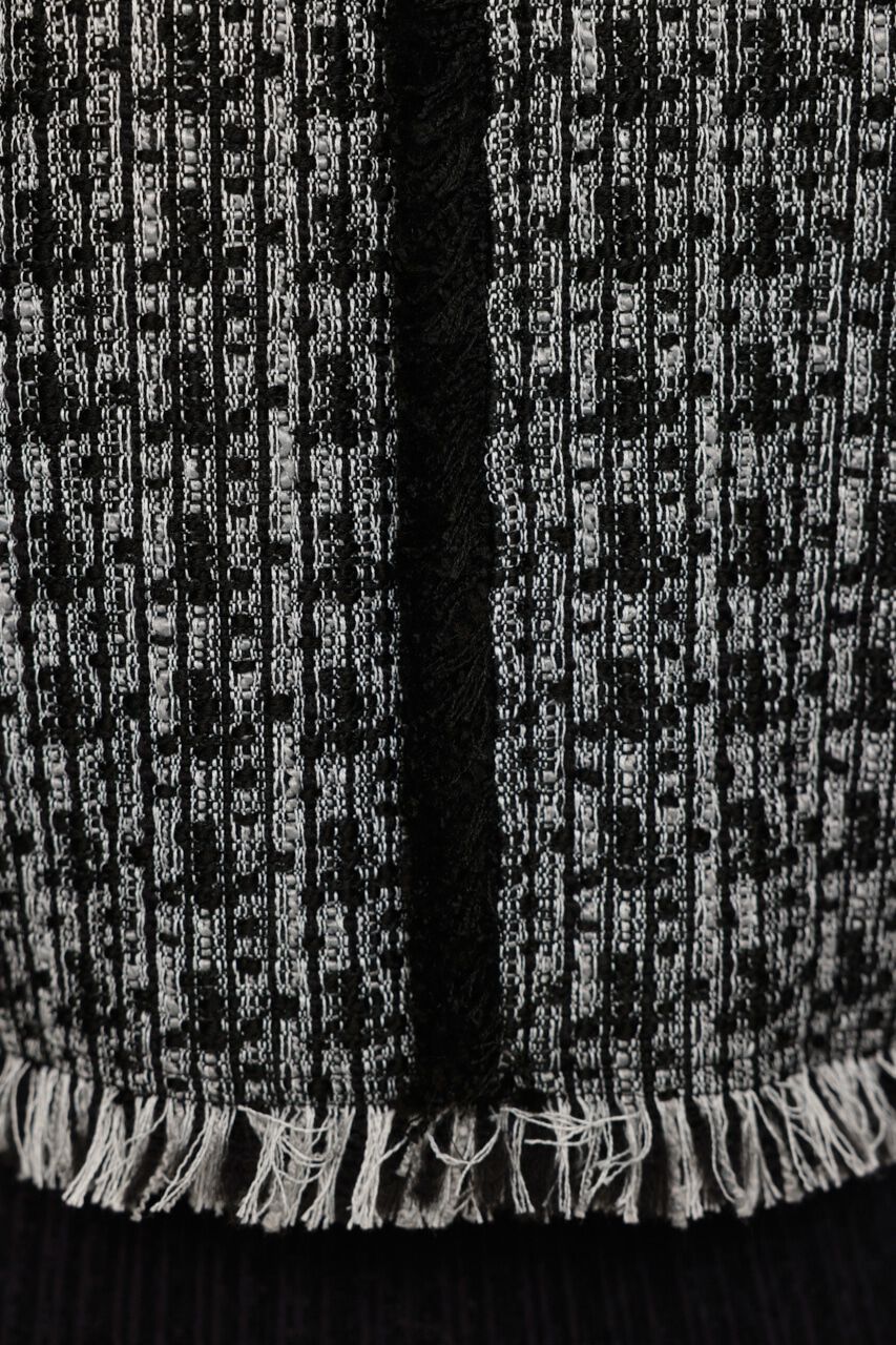 SLY「FRINGE TWEED ベスト」|ダウンベスト・ベスト|