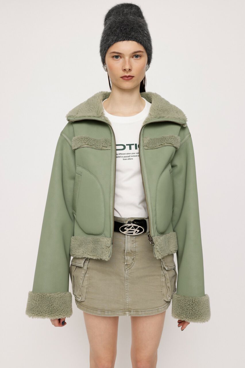 SLY「REVERSIBLE SHORT B-3」|ブルゾン・スタジャン|KHA