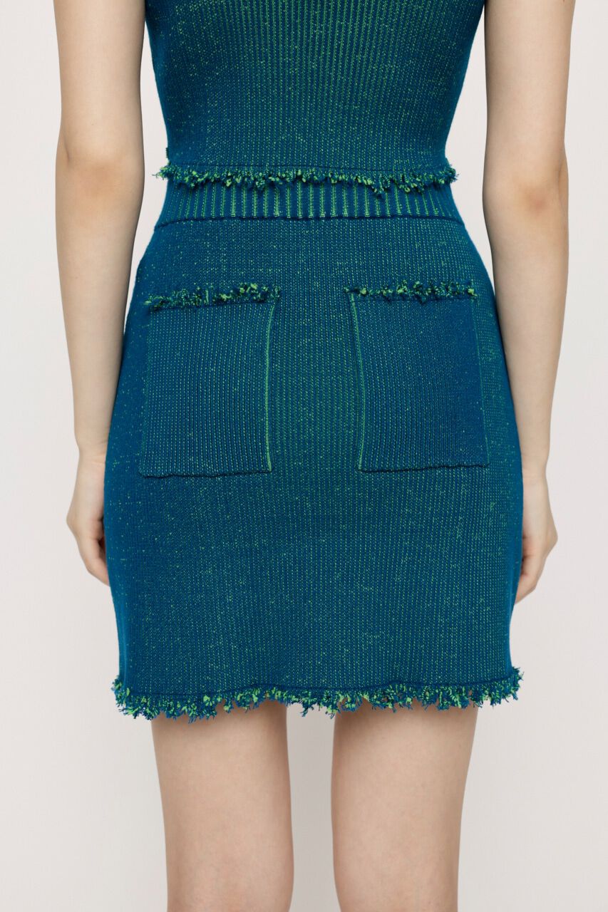 SLY「DAMAGING RIB ショートスカート」|スカート|