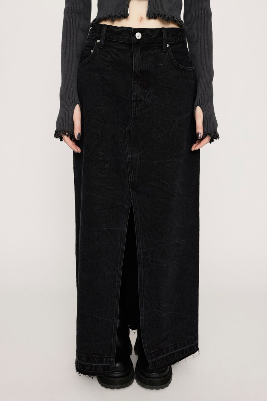 SLY「CRACK WASH LW SLIT SK-E」|スカート|