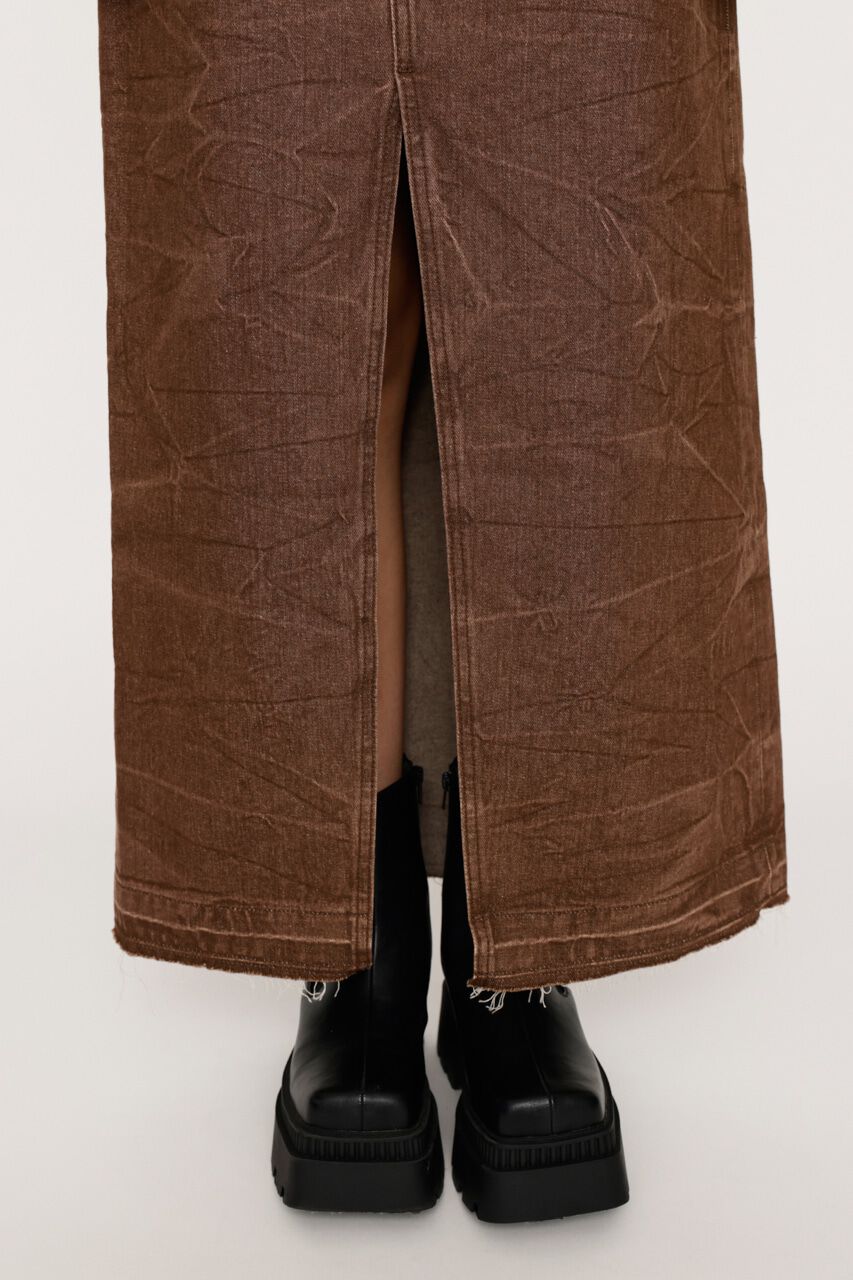 SLY「CRACK WASH LW SLIT SK-E」|スカート|
