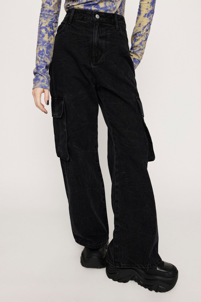 SLY「CRACK WASH LW DENIM PT-E」|デニム|