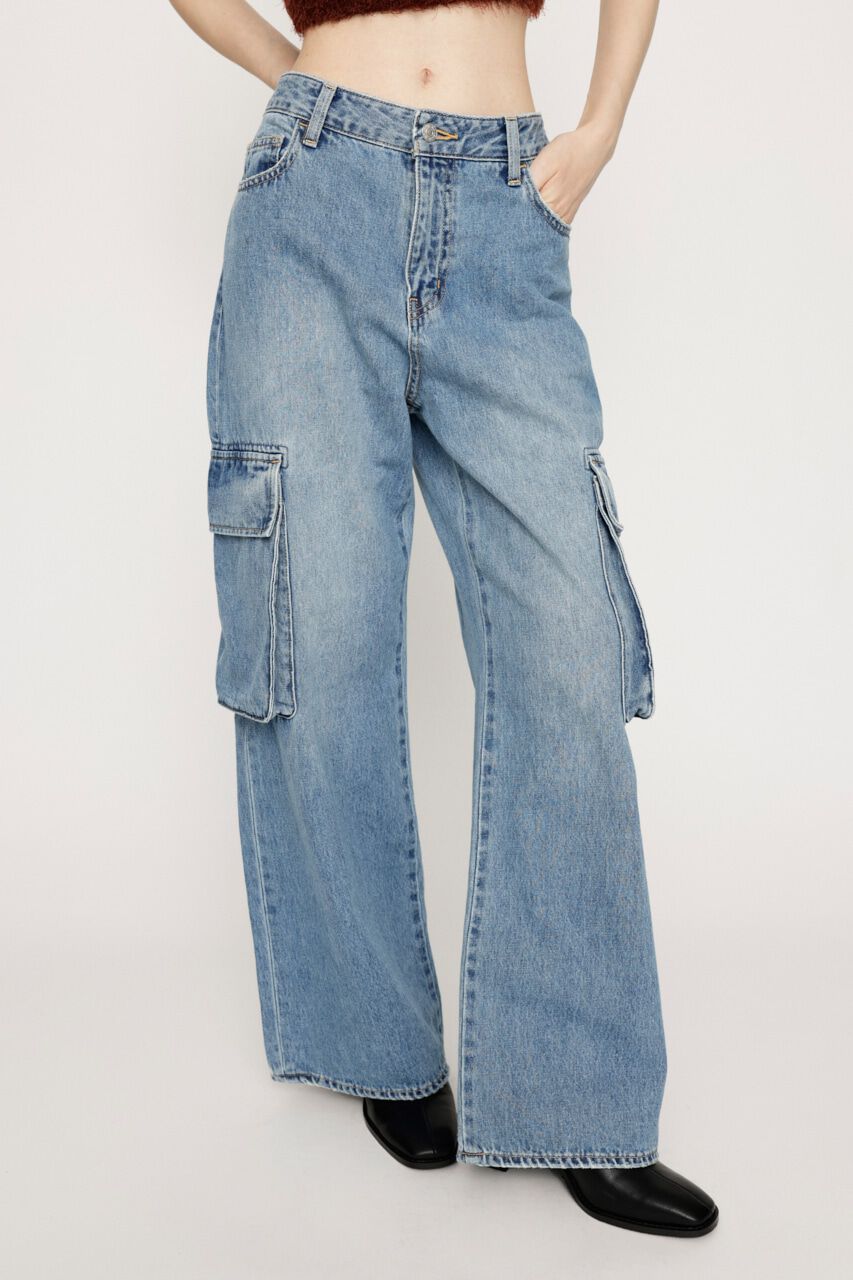 SLY「WASHED LW DENIM PT-C」|デニム|