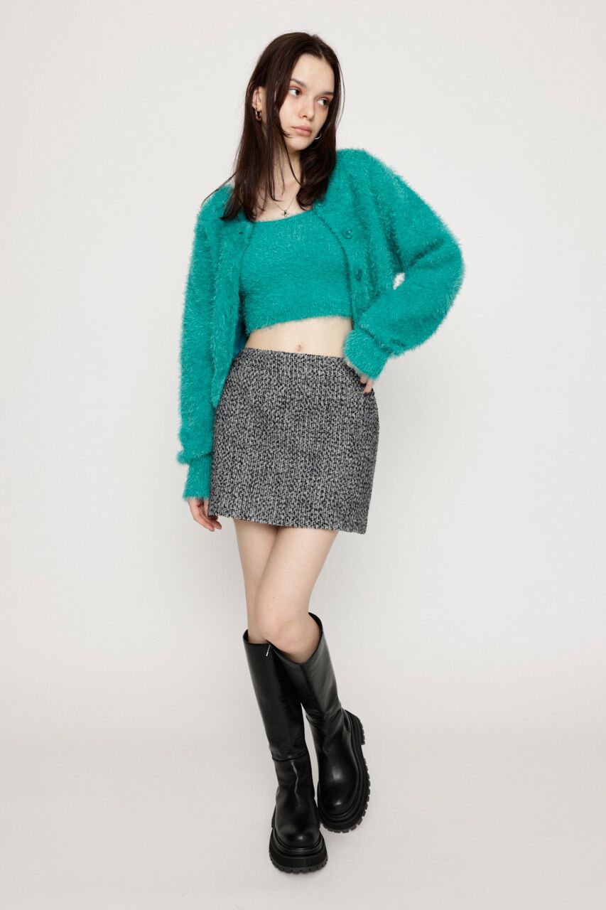 SLY「MULTI COLOR TWEED ショートスカート」|スカート|