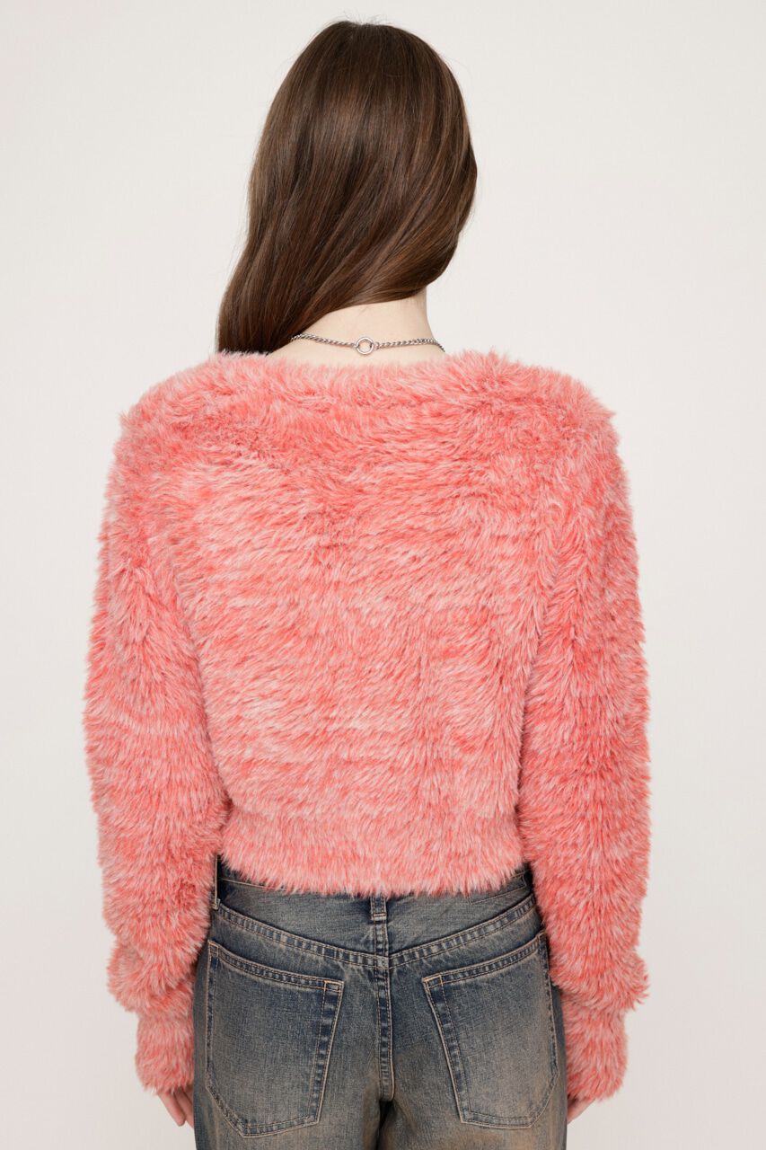 SLY「MINKY CROPPED COMPACT カーディガン」|カーディガン|