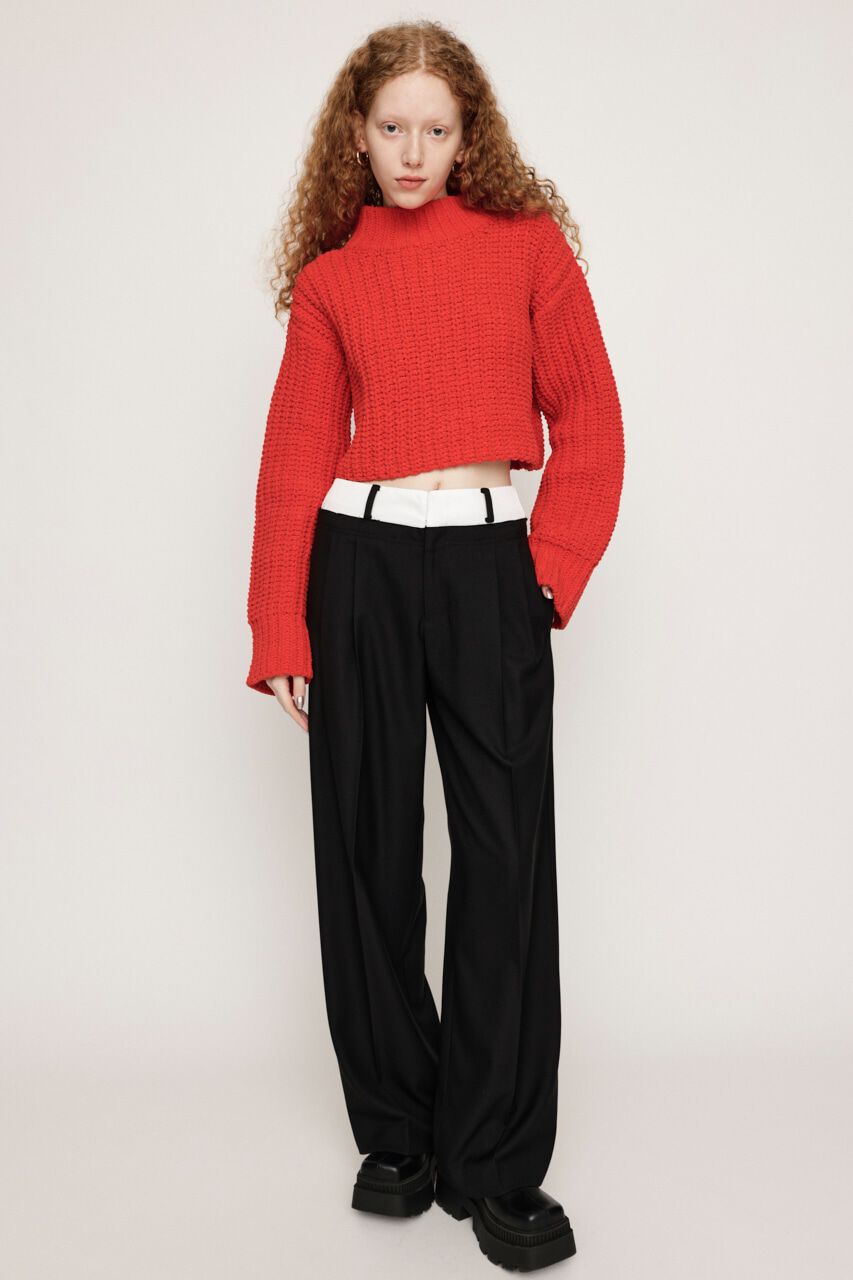 SLY「2 TUCKS LAYER STRAIGHT パンツ」|その他|