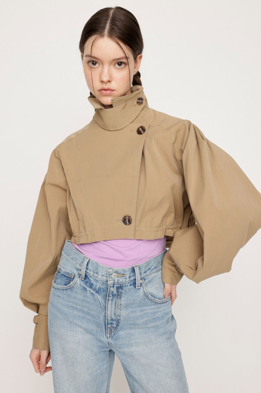 SLY「CROP VOLUME TRENCH ジャケット」|その他|