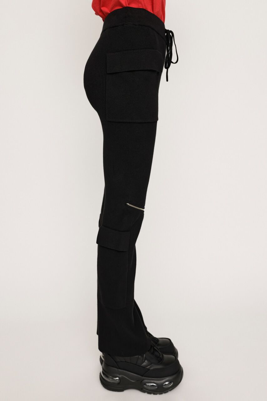 SLY「KNEE ZIP KNIT FLARE パンツ」|その他|