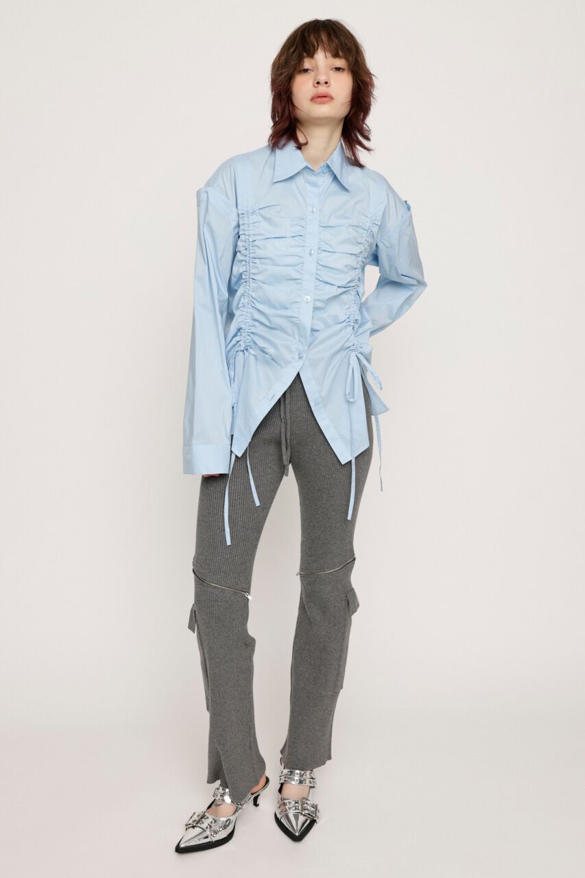 SLY「KNEE ZIP KNIT FLARE パンツ」|その他|