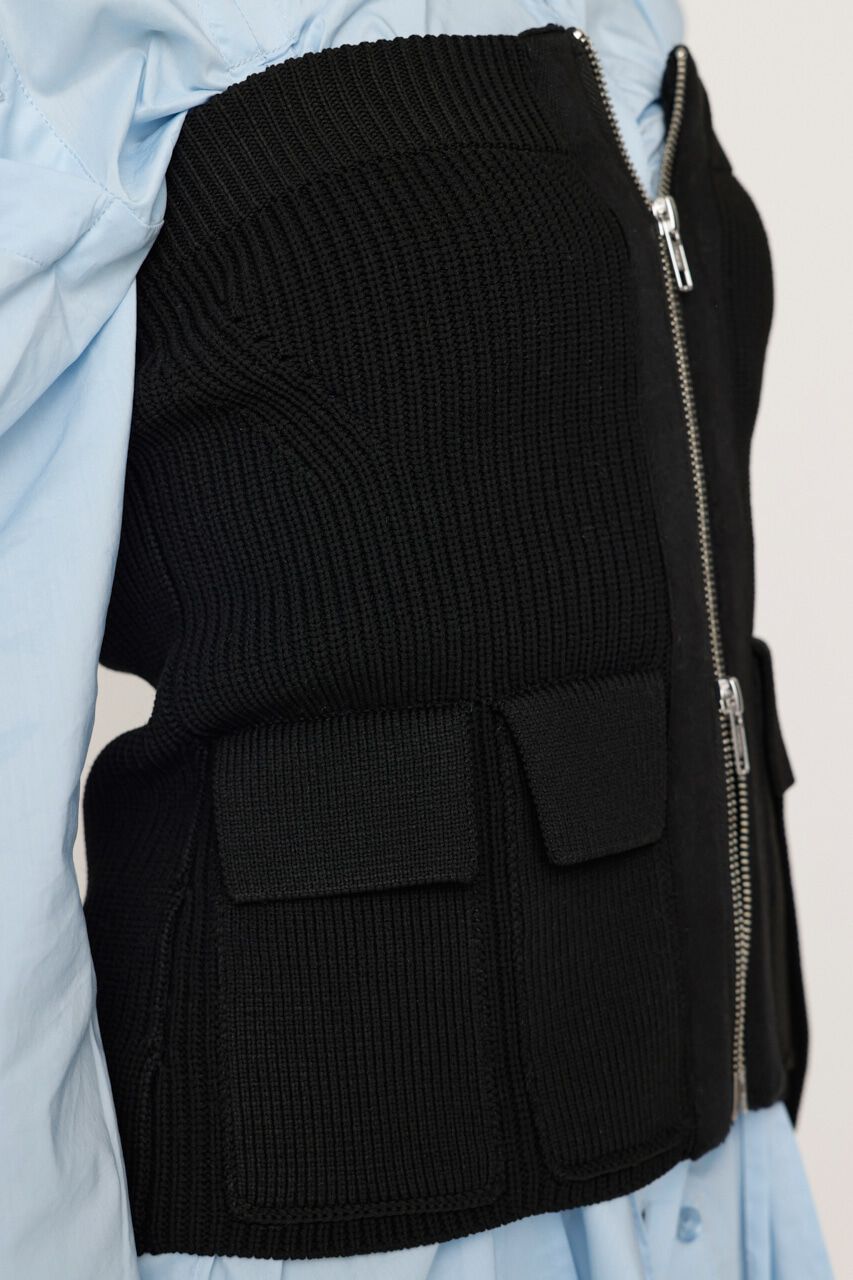 SLY「PK KNIT BUSTIER」|チューブトップ|