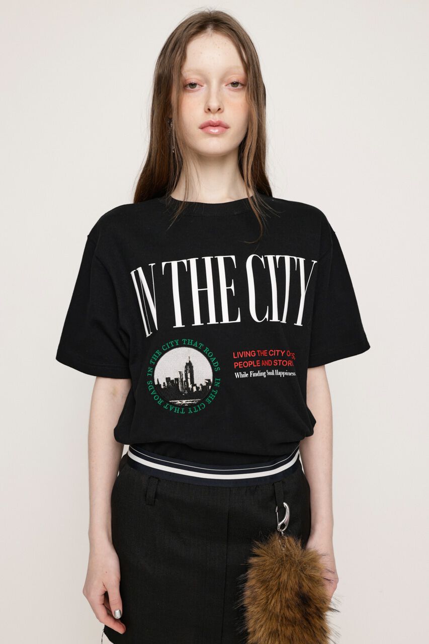 SLY「IN THE CITY LOOSE Tシャツ」|Tシャツ・カットソー|BLK