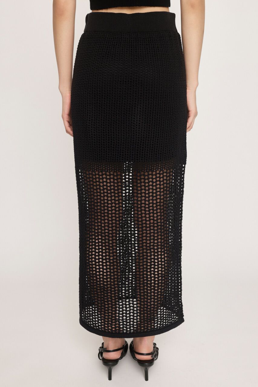 SLY「CROCHET I LINE ロングスカート」|スカート|
