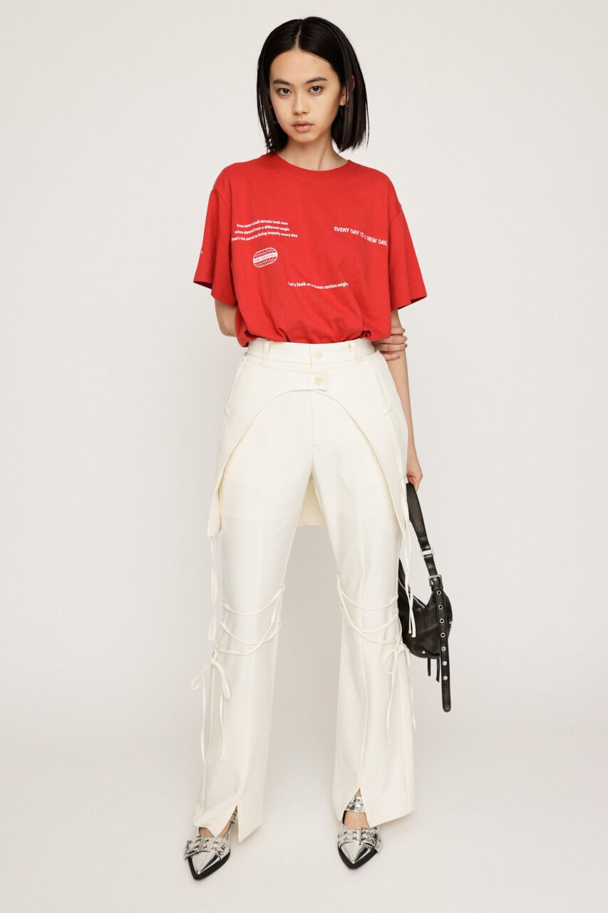 SLY「PLEATS LAYERED FLARE パンツ」|その他|IVOY3