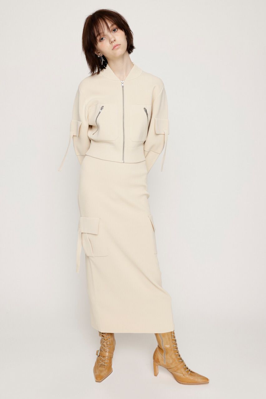 SLY「FINE TOUCH KNIT ミディアムスカート」|スカート|