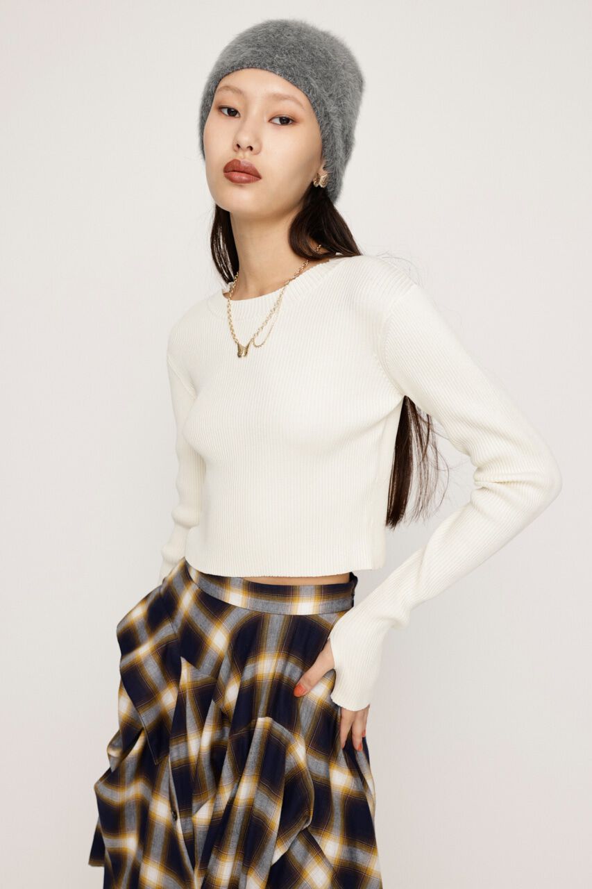 SLY「BASIC RIB トップス」|ニット・セーター|