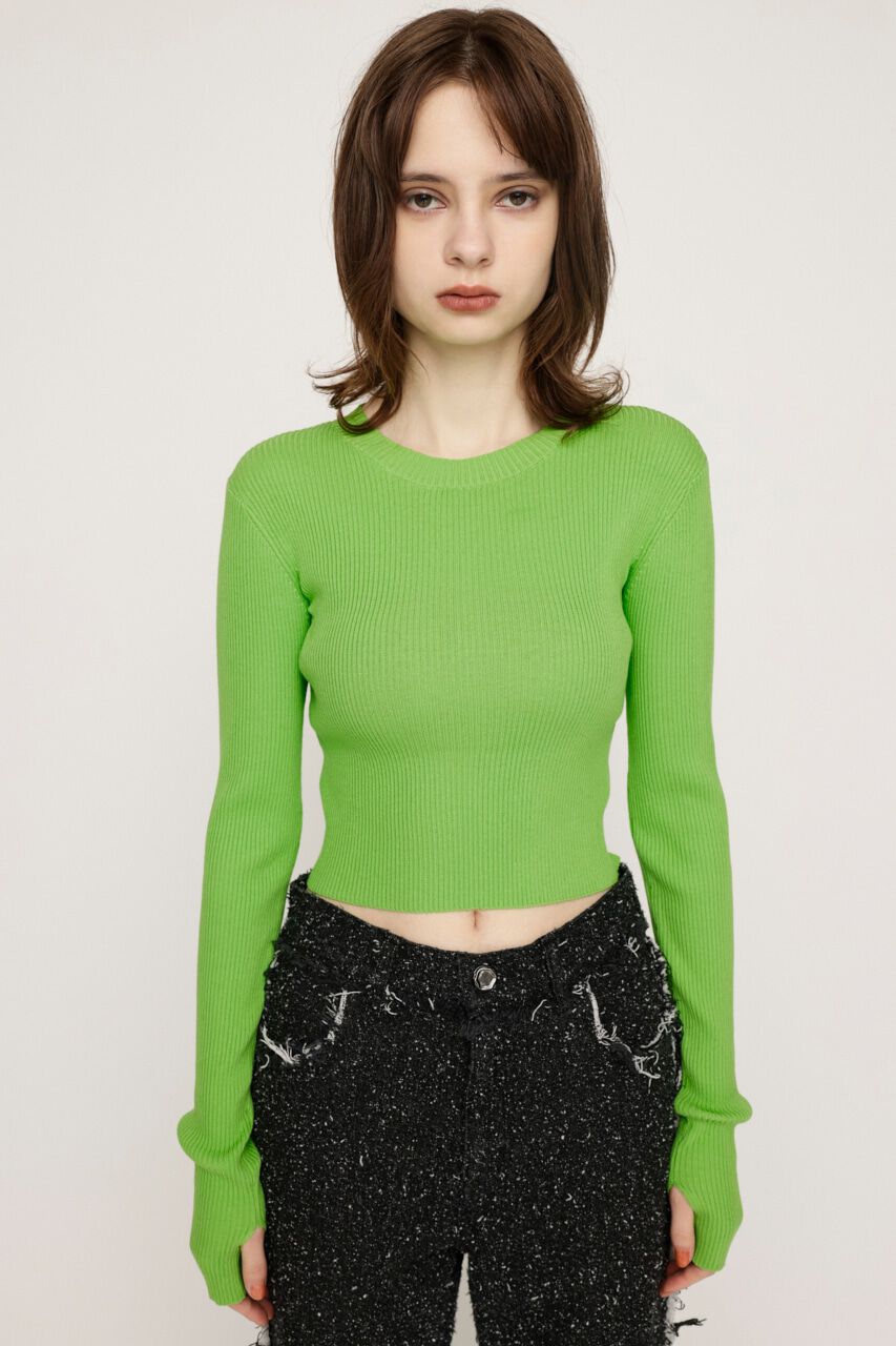 SLY「BASIC RIB トップス」|ニット・セーター|