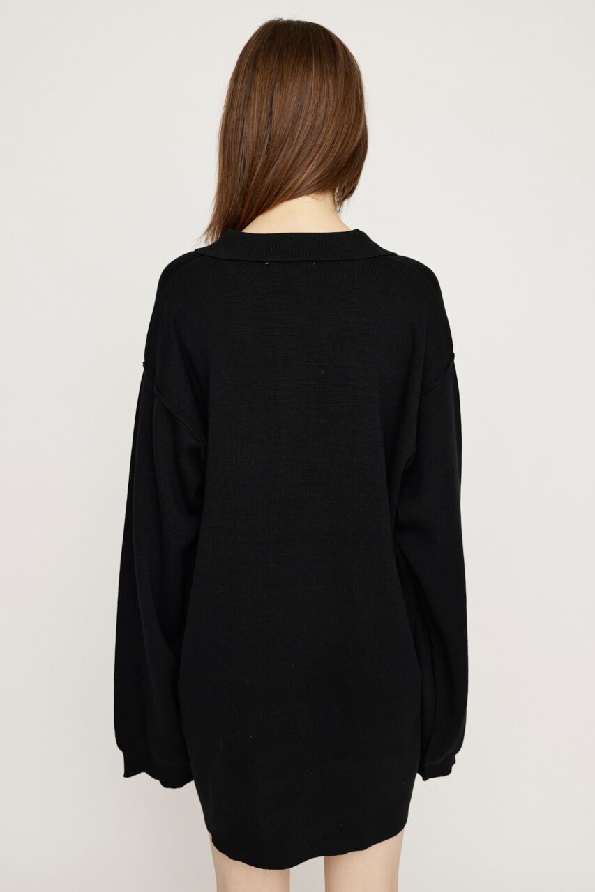 SLY「COLLAR KNIT ショートワンピース」|ワンピース|