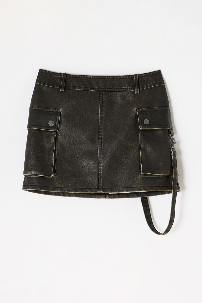 SLY「3D PK F／LEATHER MINI スカート」|スカート|