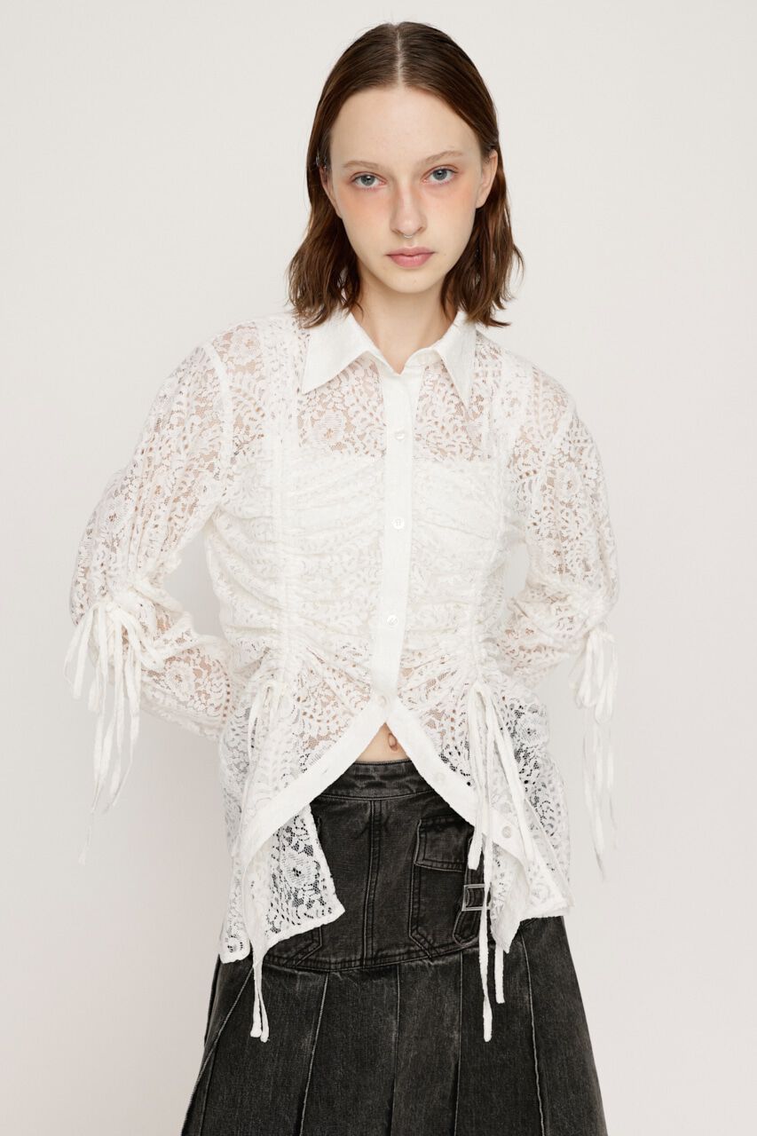 SLY「RANDOM DROST LACE シャツ」|シャツ・ブラウス|